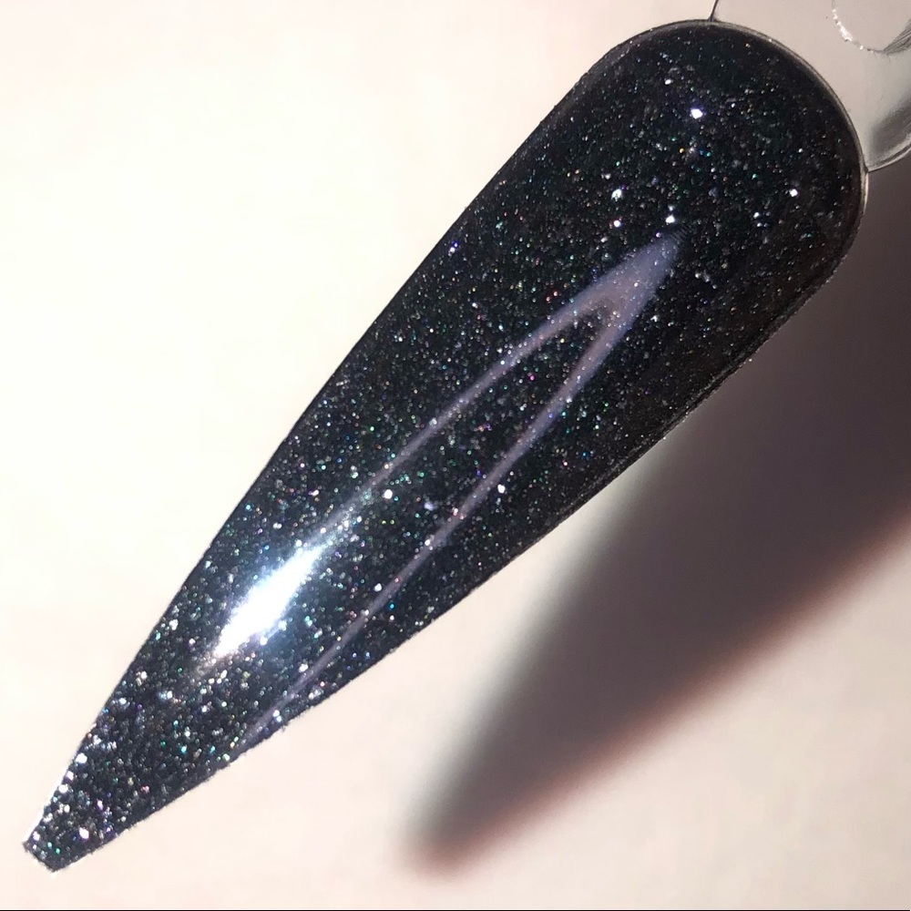 Godess Acrylic Powder / Dip Powder✨SPARKLY BLACK✨